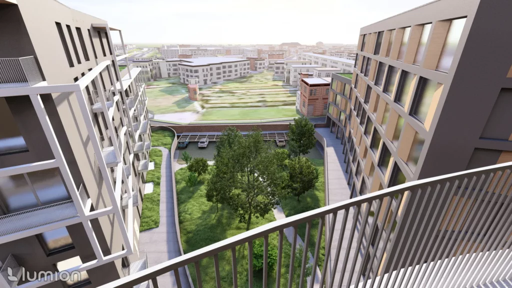 Construction de 209 logements collectifs - vue 1
