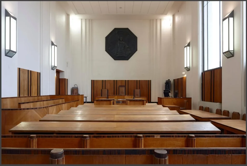 Restauration des salles d'audience du Tribunal - vue 2