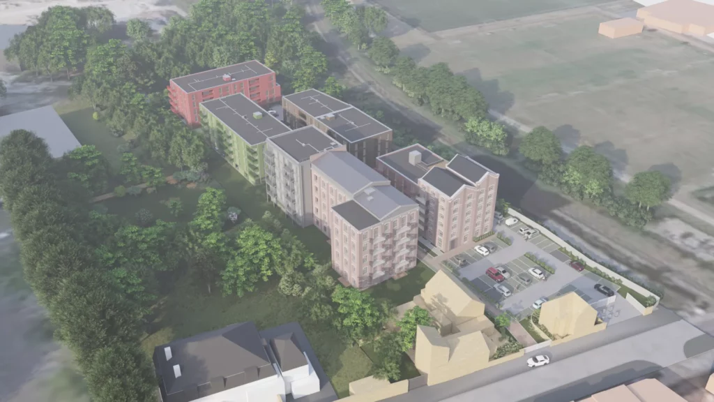 Ancienne minoterie (146 logements) — Bourbourg - vue 2