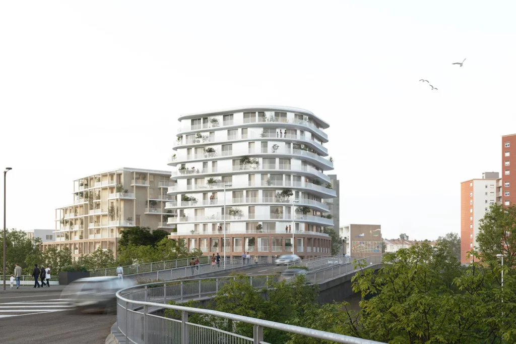 Construction de 209 logements collectifs - vue 2