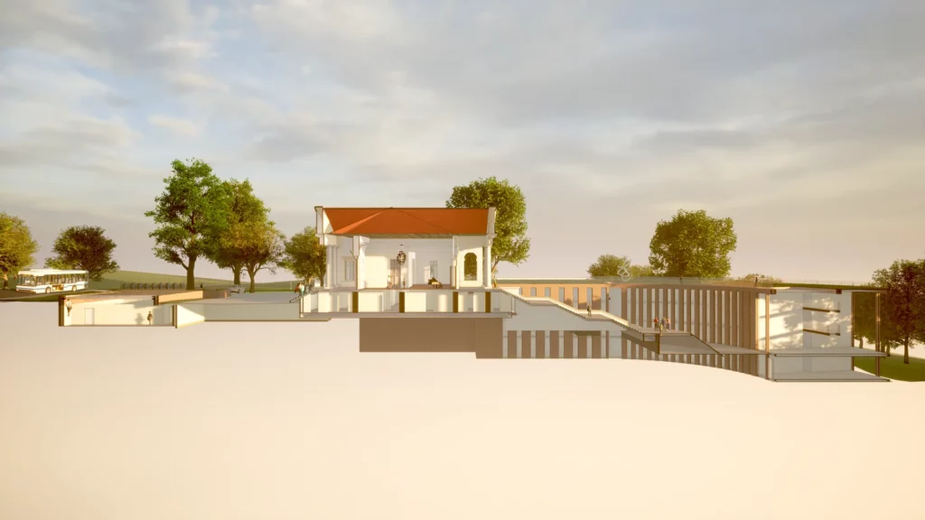 Réhabilitation de la Villa Fal et construction d'une école de danse - vue 3