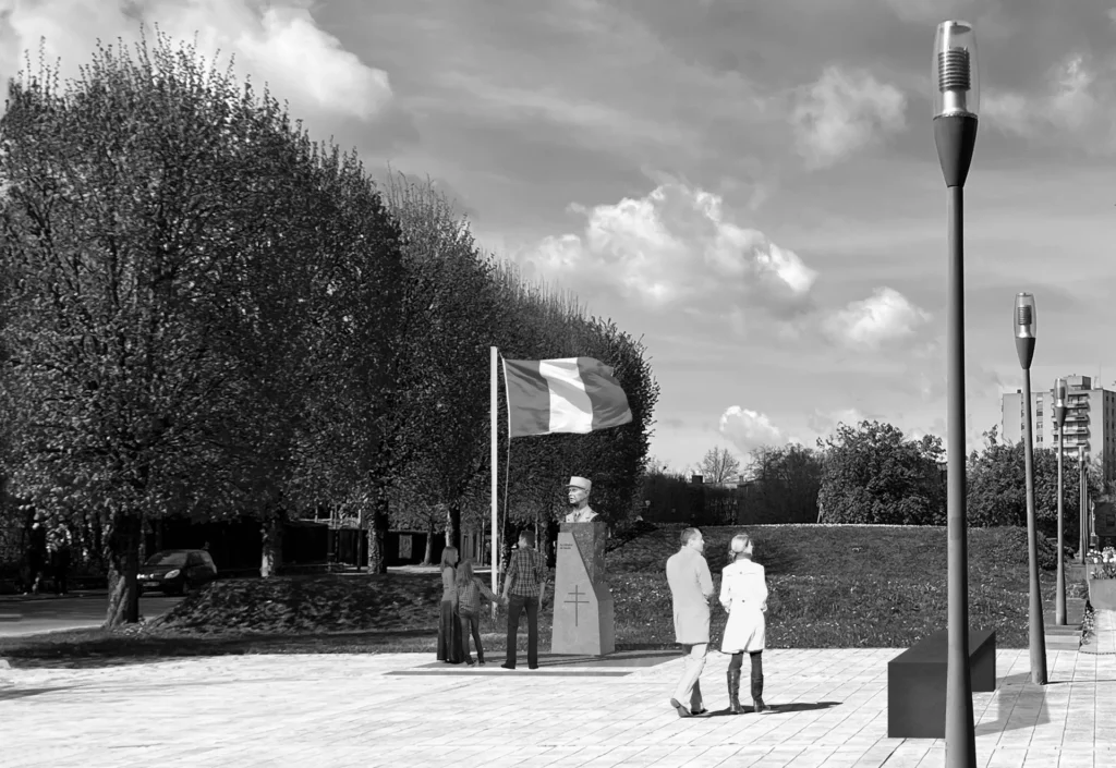 Monument au général de Gaulle — Maubeuge - vue 4