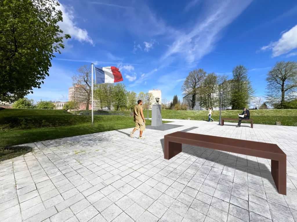 Monument au général de Gaulle — Maubeuge - vue 5
