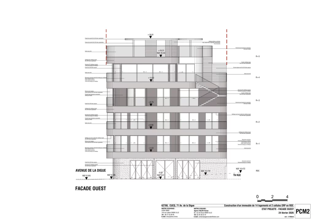Pcm2 facade ouest