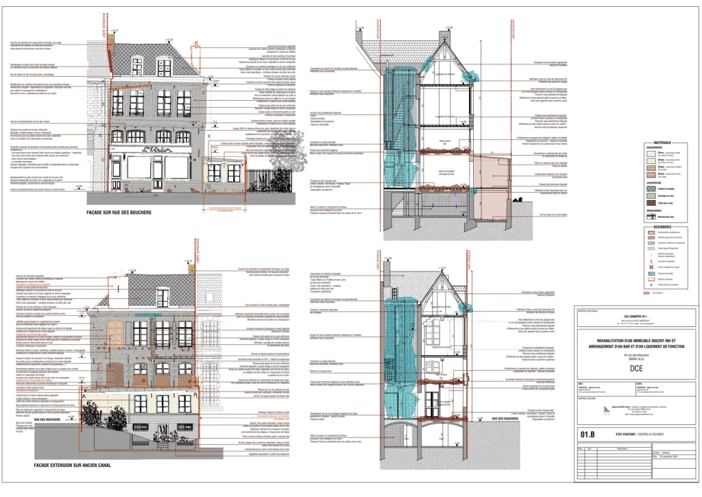 Dce 01b existant coupes facades