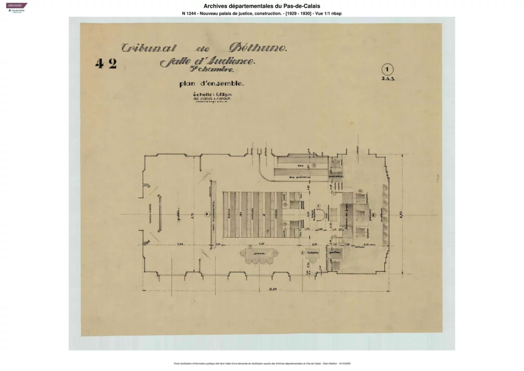 Plan salle 3e chambre