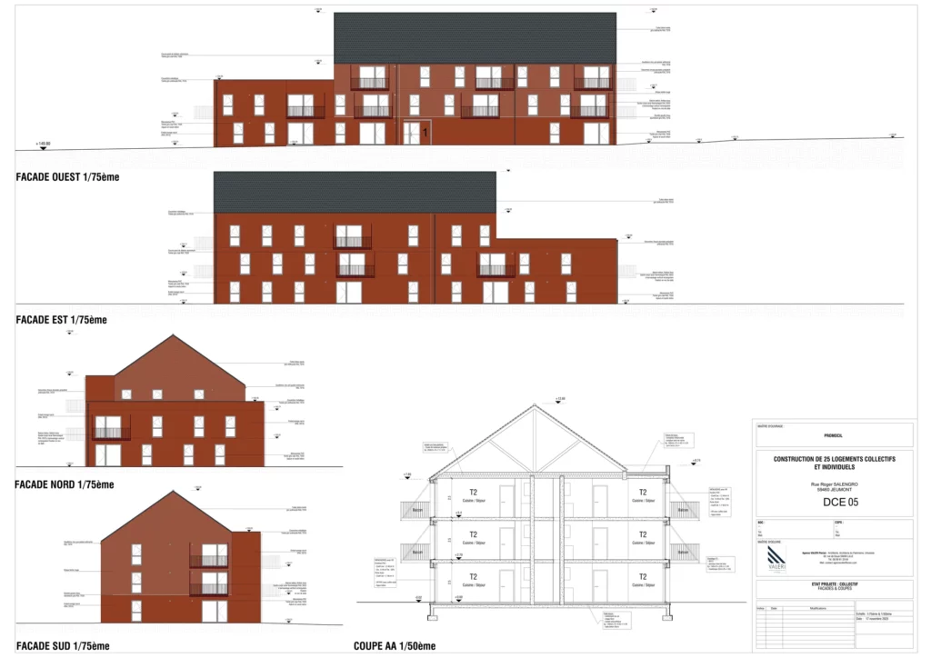 Dce05 facades & coupe