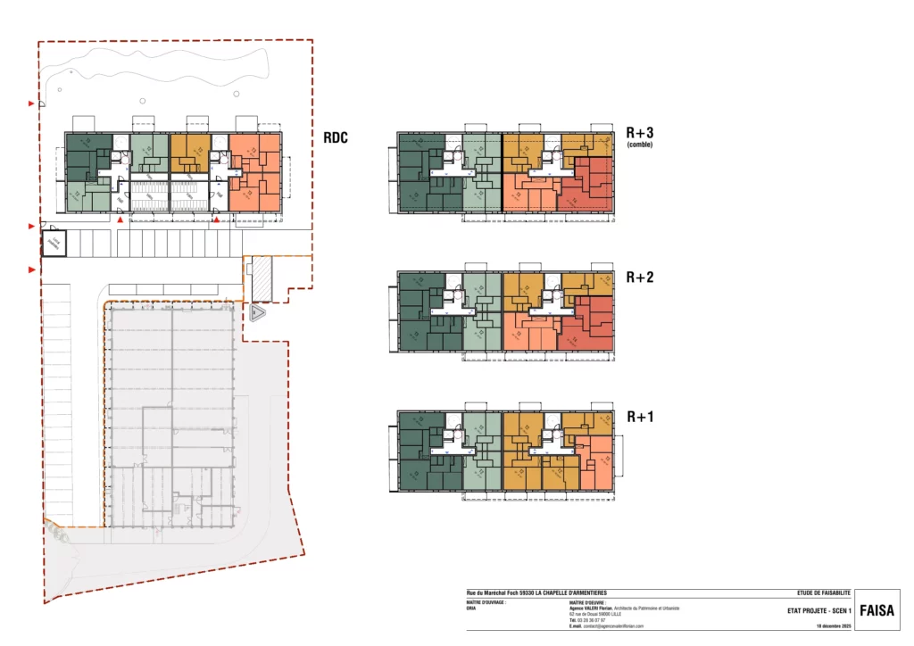 Plans niveaux pour planche typo