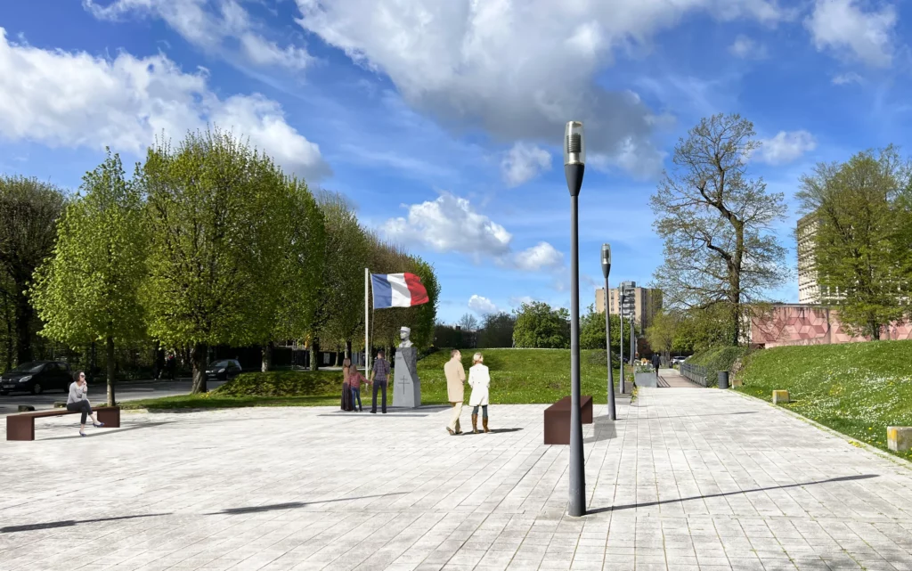 Monument au général de Gaulle — Maubeuge