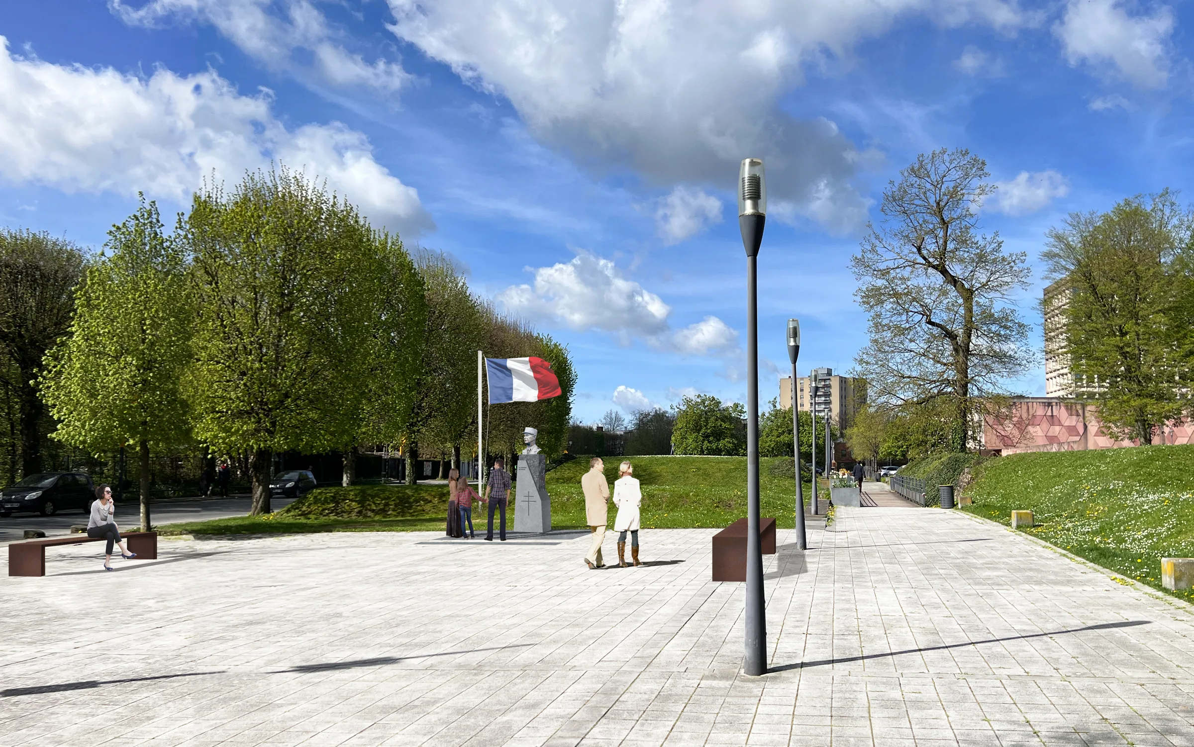 Monument au général de Gaulle — Maubeuge